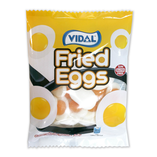 Żelki "Fried Eggs" torebka 90g Vidal