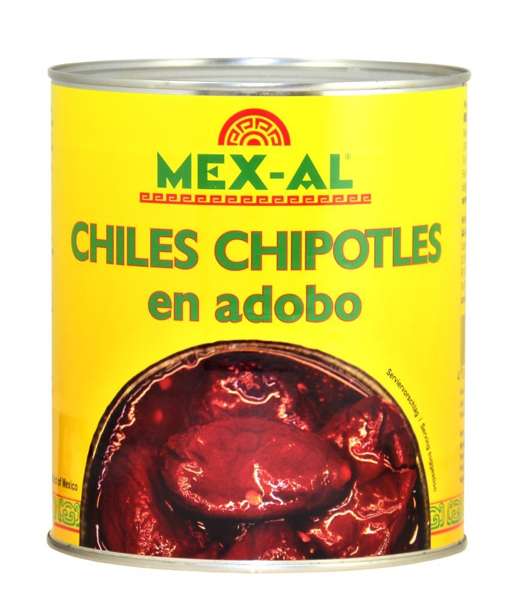 Papryczki Chipotles w sosie Adobo 2,8kg Mex-Al
