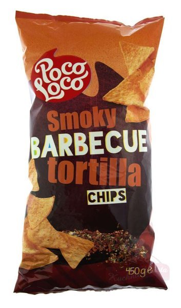 Tortilla chips Smoky Barbecue 450g Poco Loco