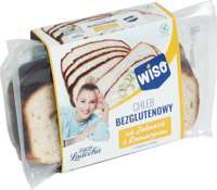 Chleb bezglutenowy na zakwasie z rozmarynem 200g Wiso DATA PRZYDATNOŚCI: 08/10/2022