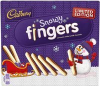 Ciasteczka Snowy Fingers 230g Cadbury 