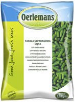 Fasolka szparagowa cięta, zielona, mrożona 2,5kg Oerlemans	