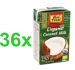 36 x Mleczko kokosowe ekologiczne BIO, mleko organiczne 250ml DATA PRZYDATNOŚCI: 17/07/2022