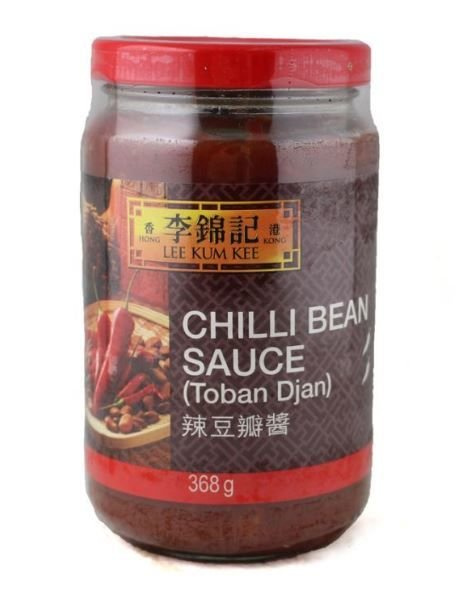 Sos Chilli Bean, Toban Djan (Doubanjiang) ze sfermentowaną pastą z soi i bobu 368g LKK