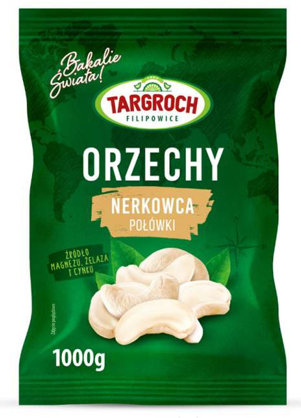 Orzechy nerkowca połówki 1kg Targroch