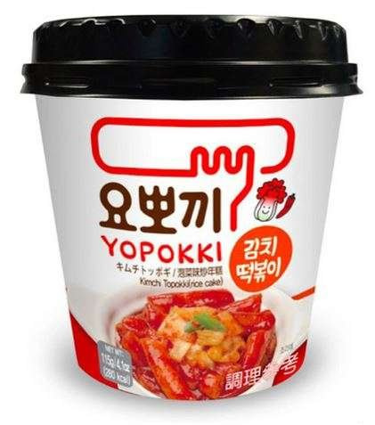 Topokki Kimchi Cup 115g Yopokki TERMIN PRZYDATNOŚCI 8-11-2025