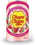 Napój Chupa Chups, truskawkowo-śmietankowy 345ml