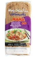 Makaron ryżowy pełnoziarnisty Vermicelli 200g Mama