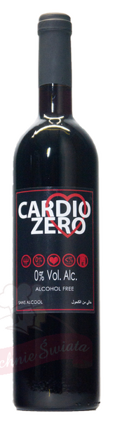 Wino bezalkoholowe czerwone Cardio Zero 750ml