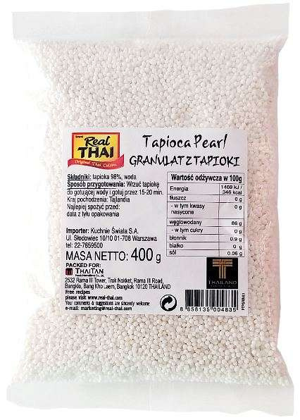 Tapioka perła drobna 400g Real Thai