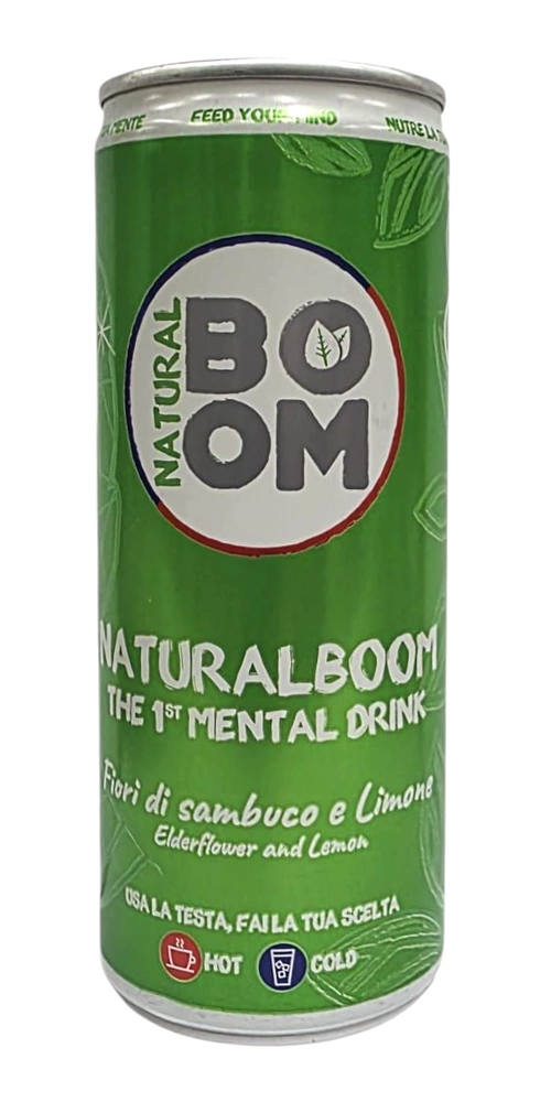 Napój kwiaty bzu, cytryna 250ml Natural Boom Napój Natural Boom