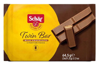 Wafle w czekoladzie Twin Bar 64,5g Schar