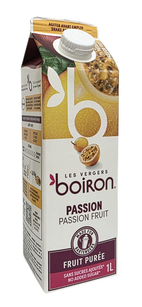 Puree z marakui Passion Fruit mus 100% (13°Bx) 1L Les Vergers Boiron