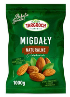 Migdały naturalne ciemne (w skórce) 1kg Targroch