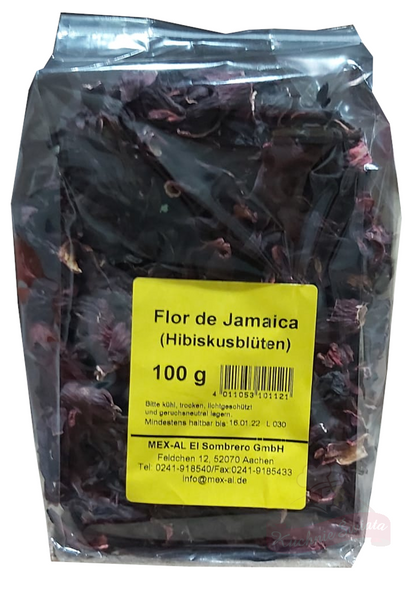 Hibiskus, kwiat suszony 100g Mex-Al 