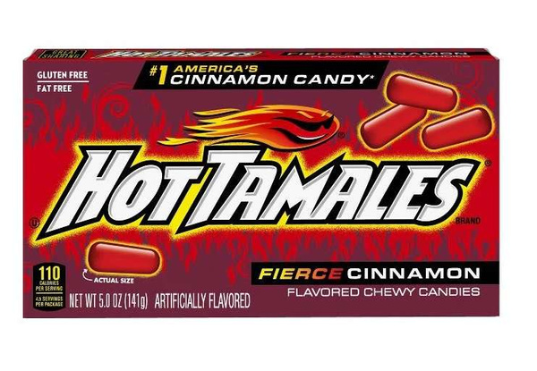 Cynamonowe cukierki do żucia Hot Tamales 141g TERMIN PRZYDATNOŚCI 30-11-2024