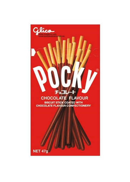  Pocky Chocolate, paluszki z czekoladą 47g TERMIN PRZYDATNOŚCI 27-01-2024