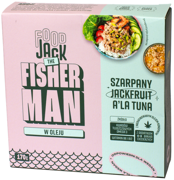 Jackfruit a'la Tuna w oleju 170g Jack the Fisherman