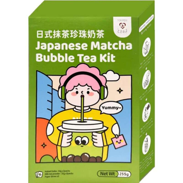 Napój Bubble Tea Matcha Kit 255g Tokimeki