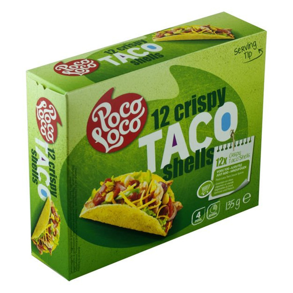 Taco shells 135g Poco Loco