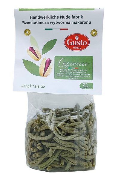 Makaron Caserecce pistacjowy 250g Gusto Etna