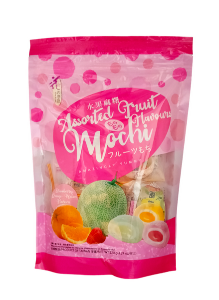 Mochi Assorted Fruit, ciastka owocowe z ryżu kleistego 120g Love&Love