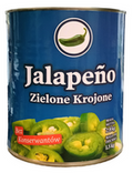 Papryczki Jalapeno zielone, cięte 1,5kg/2,8kg Arriba