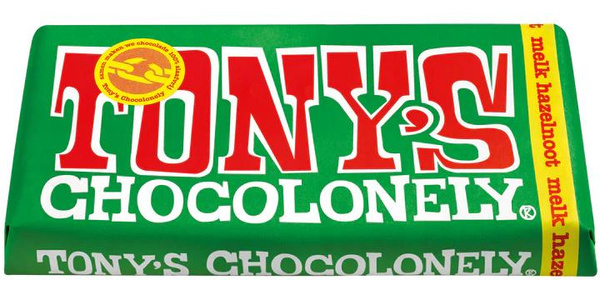 Czekolada mleczna z orzechami laskowymi 180g Tony's Chocolonely