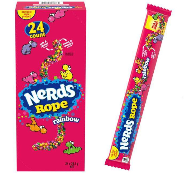 Nerds Rope Rainbow 26g TERMIN PRZYDATNOŚCI 31-12-2024