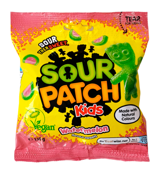 Kwaśne żelki Sour Patch Kids Watermelon 130g 