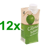 12 x Woda kokosowa, naturalna 330ml The Elements