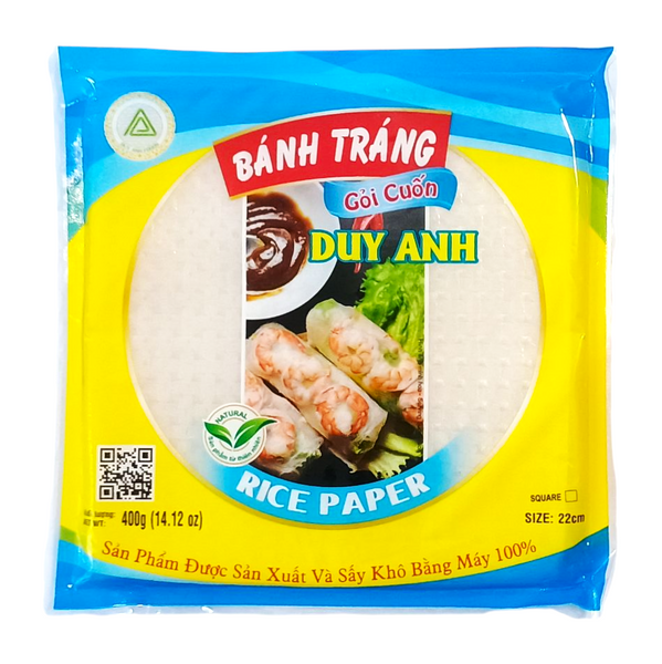 Papier ryżowy kwadratowy 22cm 400g Duy-Anh