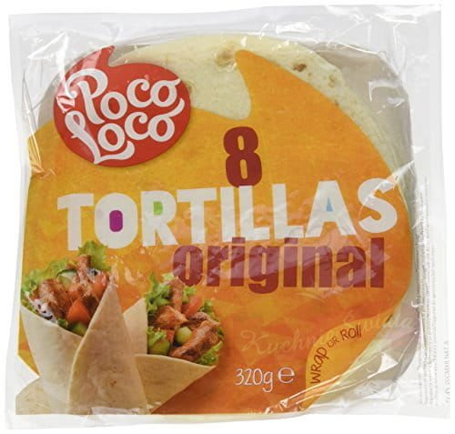 Tortilla pszenna 20cm, wraps (8x~40g) 320g Poco Loco