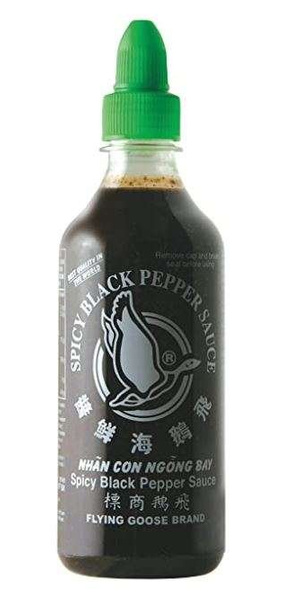 Sos Sriracha Spicy Black Pepper 455ml Flying Goose