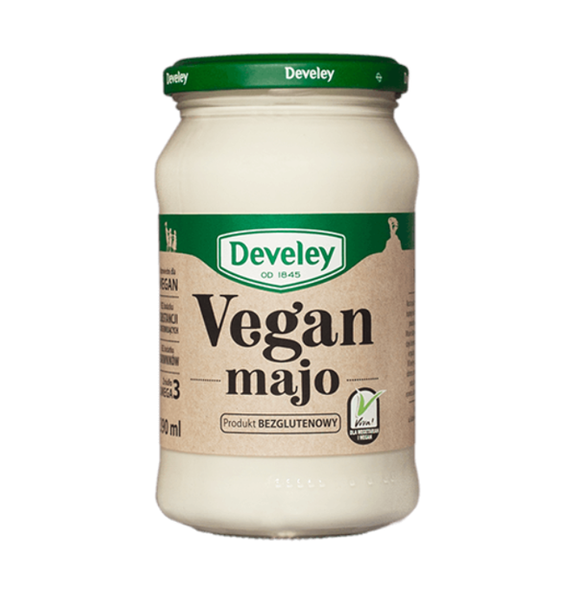 Majonez wegański Vegan majo 390ml  Develey TERMIN PRZYDATNOŚCI 21-11-2025