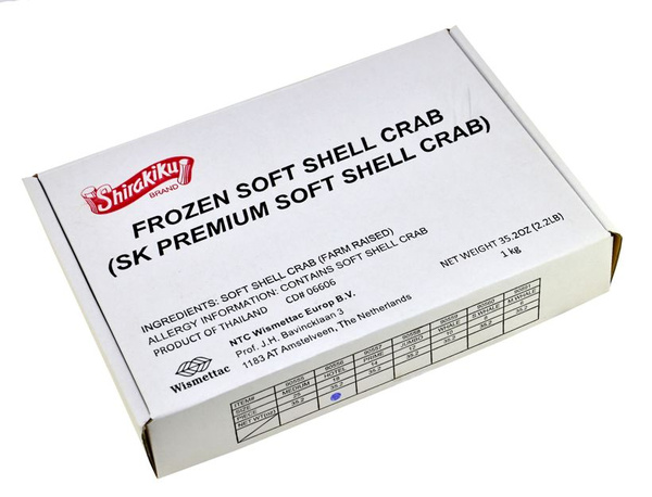 Krab Soft Shell, mrożony (18szt, 50/65g "Hotel") 1kg