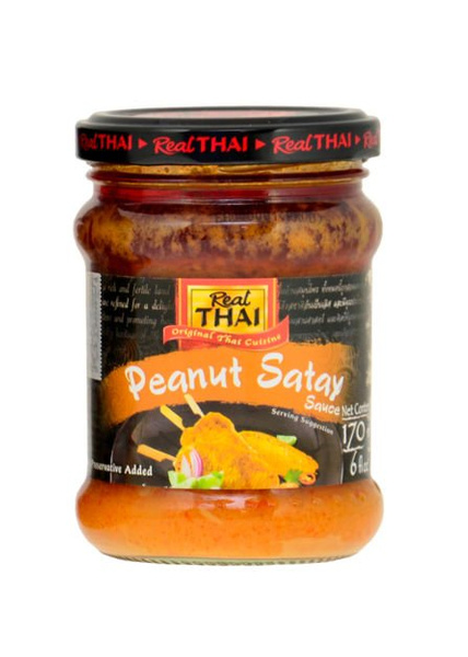 Sos Orzechowy Peanut Satay 200g/170ml Real Thai