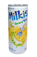 Milkis, napój jogurtowy-banan 250ml Lotte TERMIN PRZYDATNOŚCI 19-12-2025