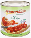 Pomidory Pelati, krojone, pulpa 2,5kg (1,5kg) La Fiammante