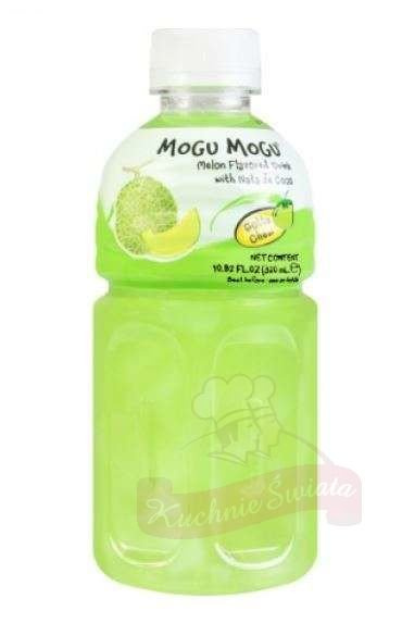 Mogu Mogu Melon, napój z galaretką kokosową 320ml