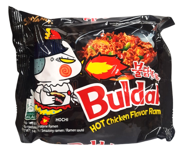 Makaron smażony o smaku ostrego kurczaka 140g Samyang TERMIN PRZYDATNOŚCI 29-10-2025