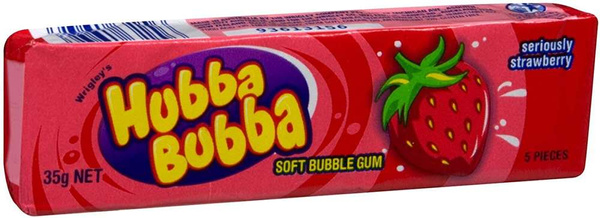 Guma do żucia Hubba Bubba Strawberry 35g (5szt.) Wrigley's