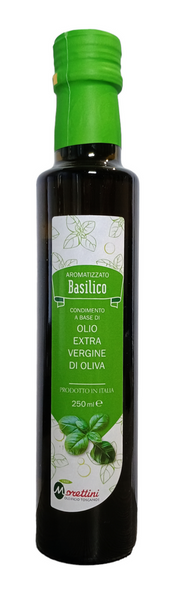 Oliwa Extra Vergine o smaku bazylii 250ml Morettini