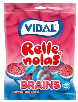 Żelki o smaku truskawkowym Relle nolas Brains 90g Vidal Żelki o smaku truskawkowym Relle nolas Brains 90g Vidal