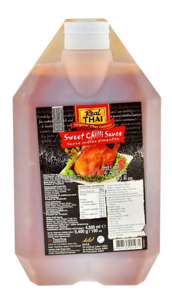  Sos Sweet Chilli, słodko-pikantny 4,5l Real Thai