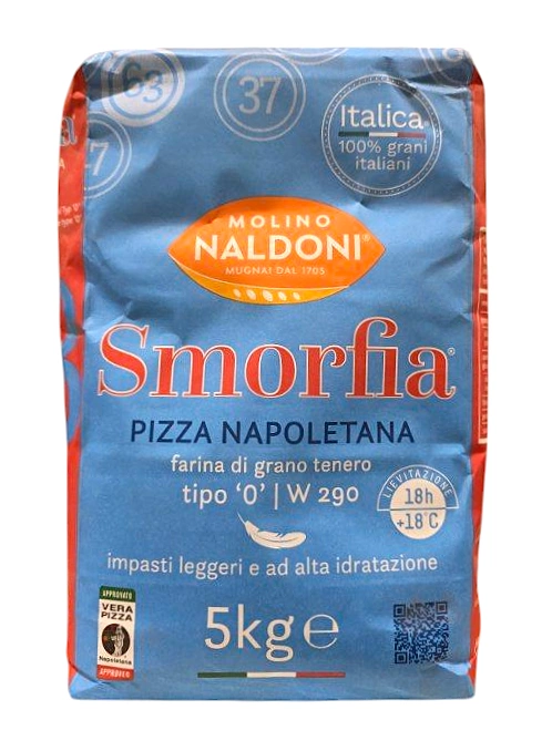 Mąka pszenna pizza Napoletana Smorfia 5kg Naldoni pizza wheat flour