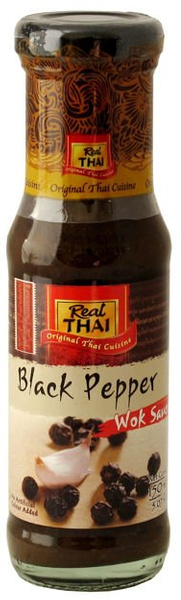 Tajski sos z czarnego pieprzu do Woka 150ml Real Thai