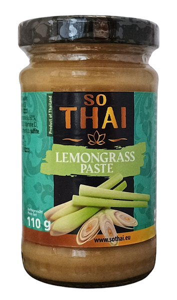 Pasta z trawy cytrynowej, lemongrass 110g So Thai