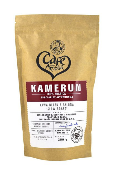 Kawa Kamerun Arabica, ziarnista, palona 250g Cafe Creator 