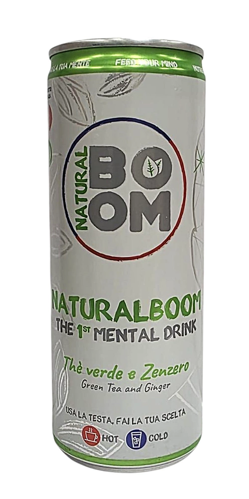 Napój herbata zielona, imbir 250ml Natural Boom Napój Natural Boom